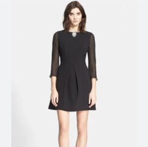 Ted baker crystal collar dress